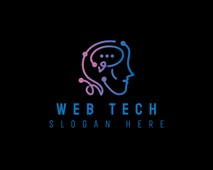 Artificial Intelligence Technology logo design