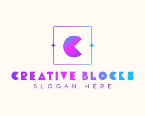 Holographic Fun Brand logo design