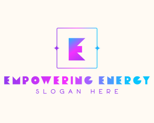 Holographic Fun Brand logo design