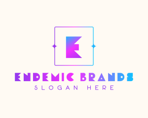 Holographic Fun Brand logo design