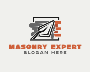 Cement Brick Masonry logo design