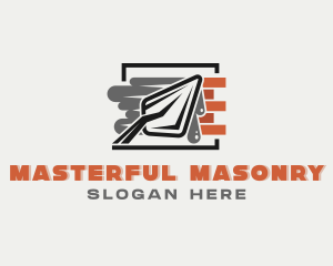 Cement Brick Masonry logo design