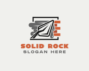 Cement Brick Masonry logo design