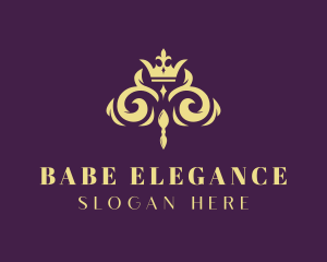 Elegant Regal Crown logo design