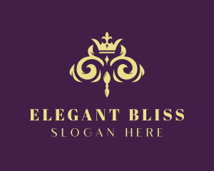Elegant Regal Crown logo
