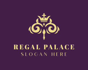 Elegant Regal Crown logo design