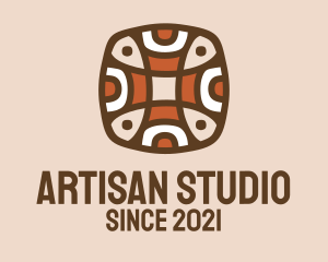 Ancient Aztec Pattern logo design