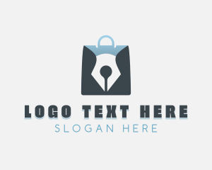Pen Shopping Bag logo