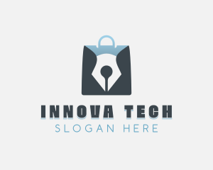 Pen Shopping Bag logo