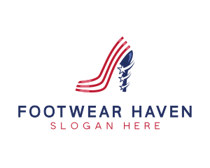 American Shoe Footwear logo design