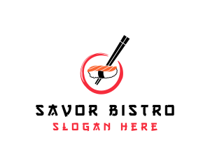 Japanese Sushi Restaurant Logo