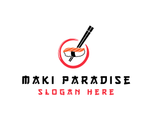 Japanese Sushi Restaurant logo design