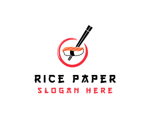 Japanese Sushi Restaurant logo design