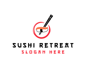 Japanese Sushi Restaurant logo design