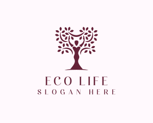 Nature Woman Tree  logo design