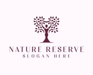 Nature Woman Tree  logo design