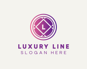 Luxurious Circle Jewelry Boutique logo design