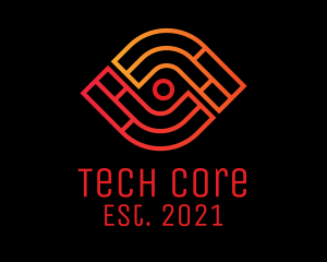 Digital Tech Eye  logo design