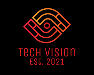 Digital Tech Eye  logo design