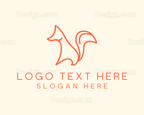 Wild Orange Fox Logo