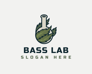 Cannabis Weed Laboratory logo design