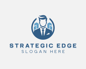 Man Consultant Executive logo