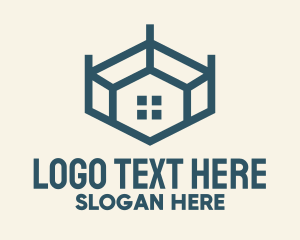 Blue Geometric Room logo