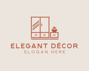 Cabinet Furniture Decoration logo design