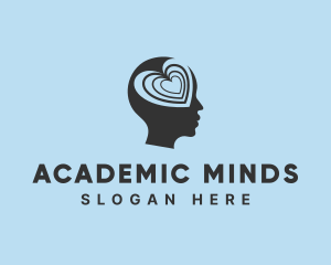 Dating Mind Psychology logo design