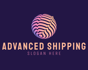 Wavy Sphere Delivery Logistics logo