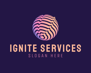 Wavy Sphere Delivery Logistics logo