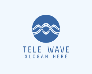 Generic Biotech Waves logo design