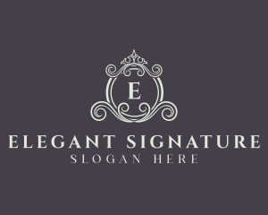 Majestic Elegant Crown logo design