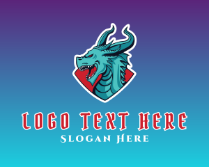 Dragon Game Creature logo