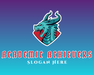 Dragon Game Creature logo
