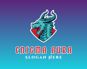 Dragon Game Creature logo