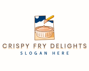 Utah Fry Sauce Dip logo design