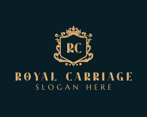 Decorative Royal Shield logo design