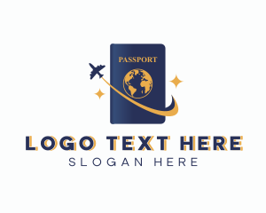 Travel - Air Travel Passport logo design