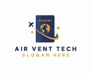 Air Travel Passport logo design