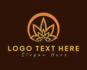 Organic Orange Herb Logo