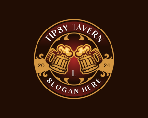 Elegant Beer Brewery logo design