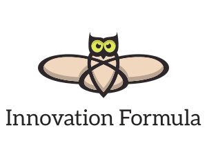 Owl Atom Wings logo
