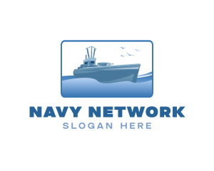 Navy Ship Ocean logo