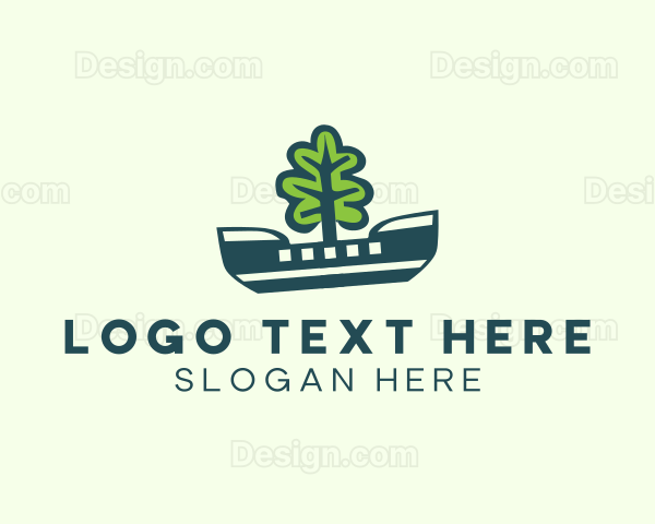 Tree Transport Ship Logo