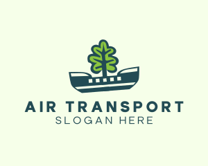 Tree Transport Ship logo design