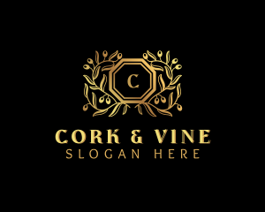 Luxury Vine Winery  logo design