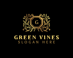 Luxury Vine Winery  logo design