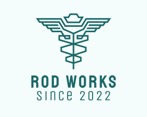 Pharmaceutical Caduceus Rod  logo