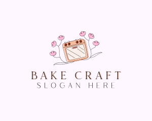 Microwave Pastry Baking logo design